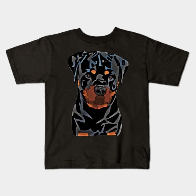 Lifes better with a Rottweiler Kids T-Shirt by Freedomink